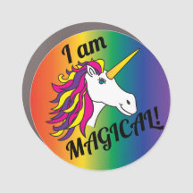 Magisch Unicorn Car Magnet Decal
