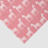 Magisch Unicorn Roze Weefpapier Tissuepapier (Detail)