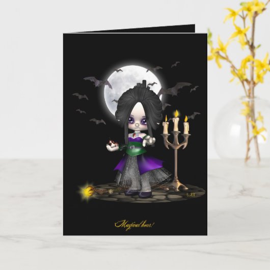 Magisch uur kaart (Gele Bloem)