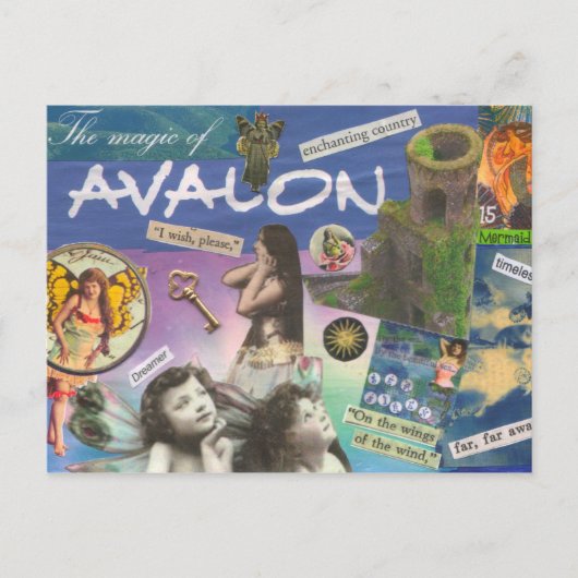 Magisch van briefkaart Avalon (Voorkant)