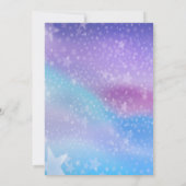 Magisch van het verjaardagsfeest van de eenhoorn kaart (Achterkant)