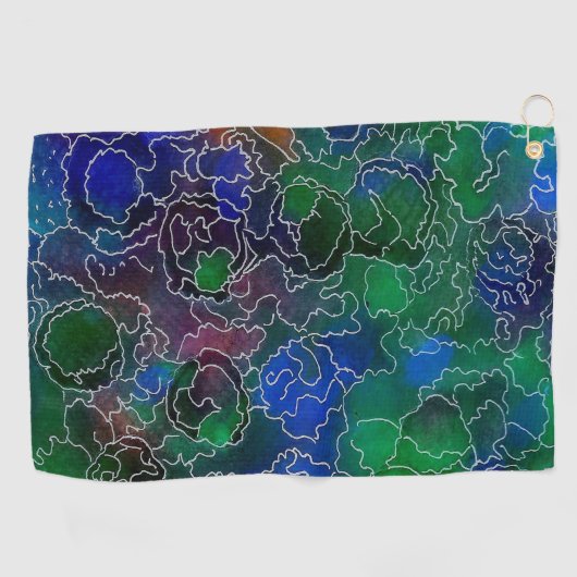 magisch veld golfhanddoek (Horizontaal)