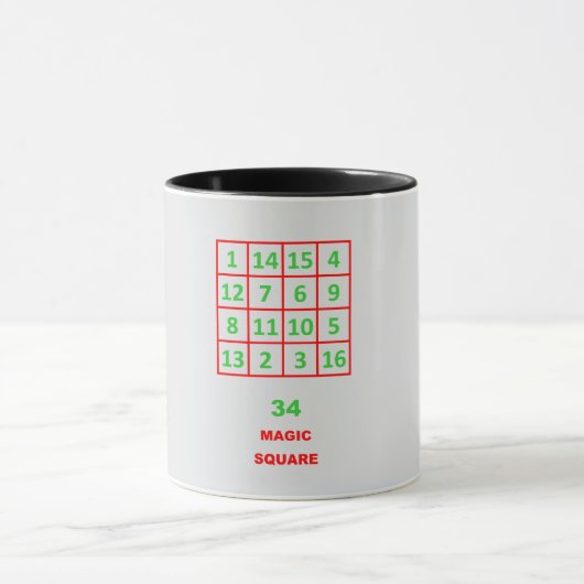 Magisch Vierkant Mok (Midden)
