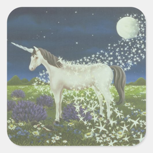 Magisch Vierkante Sticker (Voorkant)