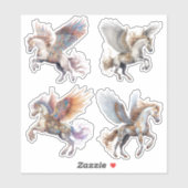 Magisch Vliegend Paard Pegasus Sticker (Vel)