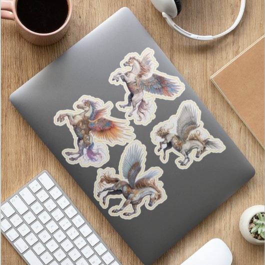 Magisch Vliegend Paard Pegasus Sticker