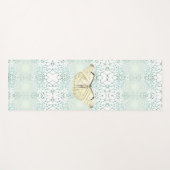 Magisch Vlinder Geometrisch Patroon Yogamat (Voorkant (horizontaal))