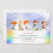 Magisch voetbal football verjaardagsspel kaart (Voorkant)