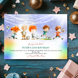 Magisch voetbal football verjaardagsspel kaart