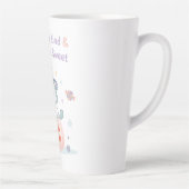 Magisch vriendelijk & eng zoet – Cute Pastel Hal Latte Mok (Rechts)