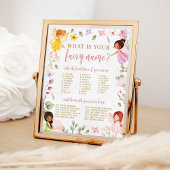 Magisch Wat is uw sprookjesnaam Verjaardagsspel te Poster