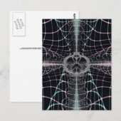 Magisch web briefkaart (Voorkant / Achterkant)