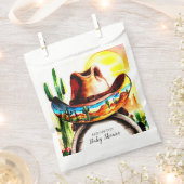 Magisch Western Pet Cowboy Baby shower Bedankzakje (Geknipt)