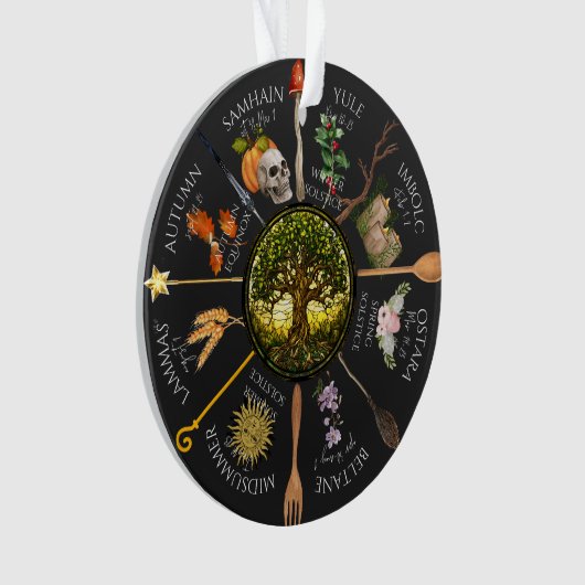 Magisch wiel van het jaar ornament (voorkant)