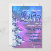 Magisch Winter Wonderland Bedrijfs Kerstfeest Kaart (Voorkant)