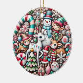 Magisch Winter Wonderland Kerstversiering – Fai Keramisch Ornament (Links)