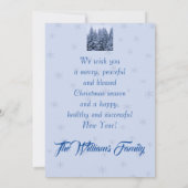 Magisch winterbos - aangepaste kerstkaart (Achterkant)