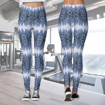 Magisch winterbos - blauw, koele winter leggings<br><div class="desc">Deze Leggings beschikt over een besneeuwd winterbos. Snowy sparren in blauwe tinten op een delicate achtergrond. Originele foto. Koel sparrenpatroon,  koele winterse leggings!</div>