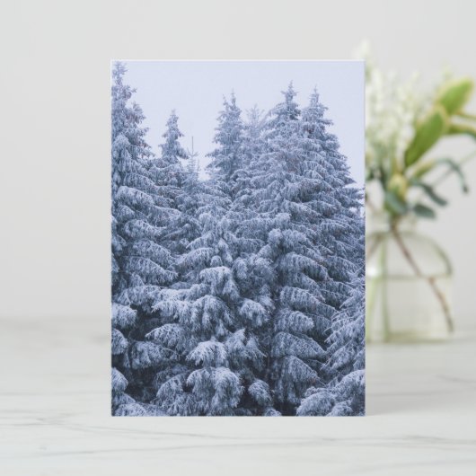 Magisch winterbos - kerst (Staand voorkant)