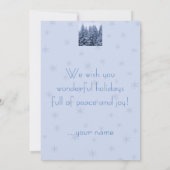 Magisch winterbos - kerst (Achterkant)