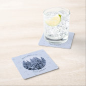 Magisch winterbos - kerst kartonnen onderzetters (Insitu)