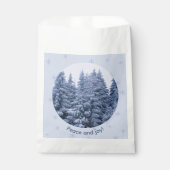 Magisch winterbos - kerstfeest bedankzakje (Voorkant)