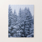 Magisch winterbos legpuzzel (Verticaal)