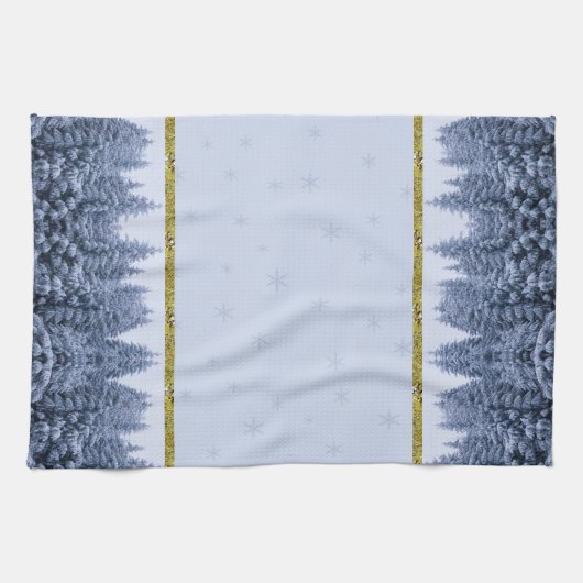 Magisch winterbos - op maat theedoek (Horizontaal)