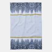 Magisch winterbos - op maat theedoek (Verticaal)