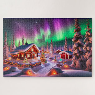 Magisch winterwonderland: Santa's Village Legpuzzel