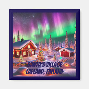 Magisch winterwonderland: Santa's Village Magneet