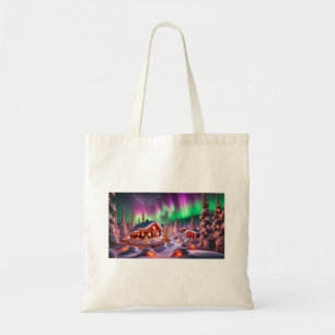 Magisch winterwonderland: Santa's Village Tote Bag