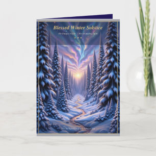 Magisch Winterwoud bij Schemering Kaart