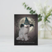 Magisch wit Briefkaart (Staand voorkant)