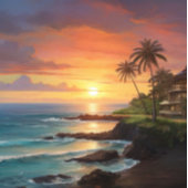 Magisch Zee Personaliseer uw foto vergroting Foto Afdruk