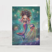 Magisch Zee Schattigee Fantasy Art door Molly Harr Kaart (Voorkant)