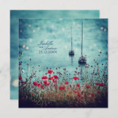 Magisch Zee van Liefde - Wedding Kaart (Voorkant / Achterkant)