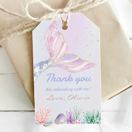 Magisch Zeemeermin Verjaardagsfeest Cadeaulabel