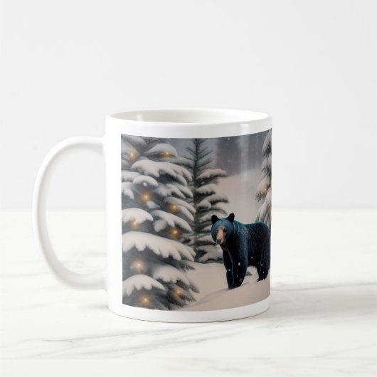 Magisch zwart Beer Koffiemok (Links)