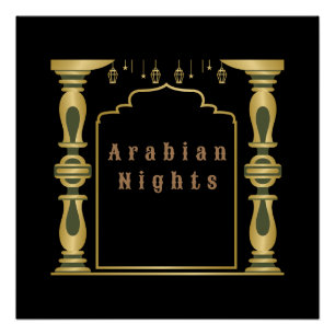 Magische 1001 Arabische nachten Scheherazade Perfect Poster