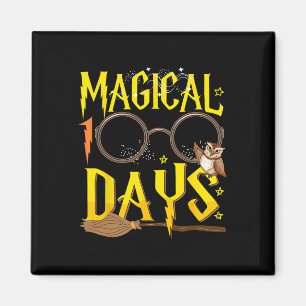 Magische 100 dagen schoollerarenstudenten Kind B Magneet