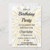 Magische 5e verjaardag Bash Kaart (Voorkant)