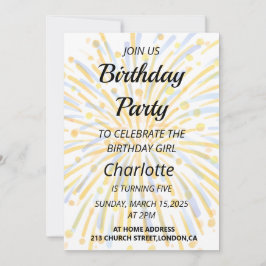 Magische 5e verjaardag Bash Kaart