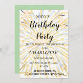 Magische 5e verjaardag Bash Kaart (Voorkant / Achterkant)