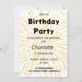 Magische 5e verjaardag Bash Kaart (Voorkant)