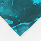 Magische achtergrond. Handverf. Flow Creativiteit Fleece Deken (Hoek)