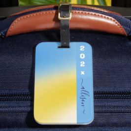 Magische achtergrond naam Gepersonaliseerd Bagagelabel
