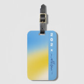 Magische achtergrond naam Gepersonaliseerd  Bagagelabel (Voorkant (verticaal))