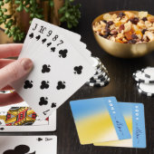 Magische achtergrond naam Gepersonaliseerd  Pokerkaarten (Insitu)