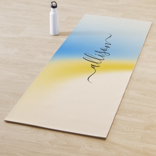 Magische achtergrond naam Gepersonaliseerd  Yogamat (In situ)